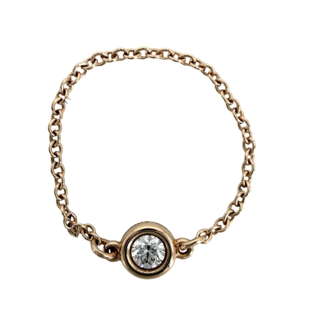 TIFFANY & CO. 18k Gold Diamond Ring